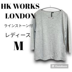 HK WORKS LONDON レディースラインストーン付トップス (七分袖)