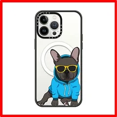 【送料無料 】Hipster Frenchie Black_iPhone 14 Pro Max (Matte Black) CASETiFY コンパクト iPh