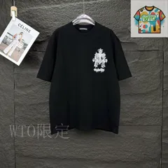 【今日特価】Chrome Hearts 十字架梵文 男女兼用 2025T シャツ