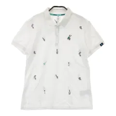 サイズ：OT ADIDAS GOLF アディダスゴルフ  半袖ポロシャツ 総柄 ホワイト系 [240101308350]# ゴルフウェア レディース ストスト