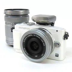 2024年最新】OLYMPUS ミラーレス一眼 PEN Lite E-PL6 EZダブルズームキット ホワイト E-PL6 EZ DZKIT WHT  中古-良品の人気アイテム - メルカリ