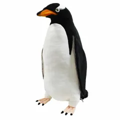 HANSA 7106 ジェンツーペンギン68 全長：68cm GENTOO PEN  BH7106  ぬいぐるみ ハンサ 動物 犬 猫 鳥 うさぎ ペンギン アニマル 置物 人形 フィギュア 大きい 実物大 大型のサムネイル
