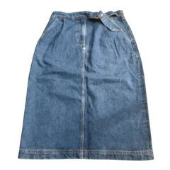 RE214　LACOSUTE　ラコステ　デニムスカート　台形シルエット　カジュアル　レディース