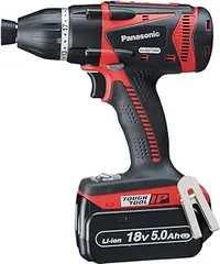 パナソニック 充電マルチインパクトドライバー18V 5.0Ah電池パック×2個/充電器/ケース付 デュアル (14.4V/18V対応) ドリルドライバー IP56 EZ75A9LJ2G-R レッドのサムネイル