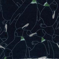 コットンこばやし　綿麻シーチングプリント（綿85％　麻15％）112cm巾x100cm　ハンドメイド　チュニック　ブラウス