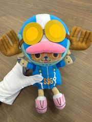 ワンピース　一番くじ　未来島エッグヘッド　E賞表情が変わる！チョッパーぬいぐるみ
