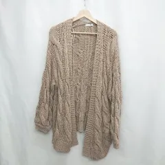 ◇ ⊇ INGNI イング 長袖 カーディガン サイズM ブラウン系 レディース E  【1503050026451】