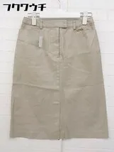 ◇ a.v.v MICHEL KLEIN PARIS 膝丈 台形 スカート サイズ 38 ベージュ レディース  【1106240020828】のサムネイル