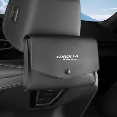 新品 【カローラ ツーリング 専用】 車用 ティッシュ ケース 箱レス適用 COROLLA Touring 専用ロゴ 厚さ4CM 車 ティッシュカバー カローラ ツーリング 210系 グレード 適用 サンバイザー ヘッドレスト サイズ ティッシュボックス 取付