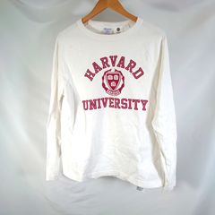 Champion HARVARD UNIVERSTTY ロンT ホワイト  チャンピオン メンズ レディース Ｍサイズ