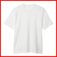 【新品・未使用】ヘインズTシャツ白クルーネックTシャツ タグレス仕様 アンダーウェアメンズ 丸胴仕様 綿100% Shiro HM1-X201 半袖 Tシャツ [Hanes]
