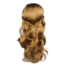 即購入⭕️ アナ雪 雪山アナ ウィッグ ハロウィン ☆dハロウィッグ☆アナ 戴冠式 ヘアアクセ付き アナと雪の女王 現物