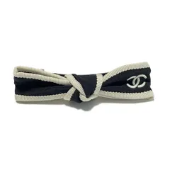 【リボンが可愛い♡】CHANEL バレッタ CHANEL ♡ 希少 大人気 ボウ バレッタ リボン 黒 新品未使用