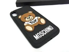■極美品■ MOSCHINO モスキーノ クマ iPhoneX/XS対応 アイフォンケース スマホケース メンズ レディース ブラック系 DJ0936のサムネイル