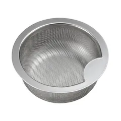 【人気商品】日本製 排水口 ゴミ受け 流し用オールステンレス浅型ゴミカゴ Belca(ベルカ) 135タイプ 直径13.5×高さ5cm シルバー SUS304 ステンレス 食洗機OK SP-239E