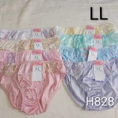 (H828)【LL】8枚 レディースショーツ 大きいサイズ XL まとめ売り