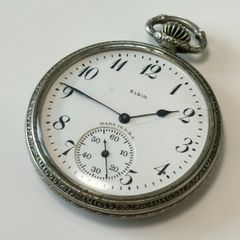 ジャンク　ELGIN アナログ懐中時計 スモールセコンド Yahoo!オークション -「elginエルジン懐中時計」(エルジン) (あ