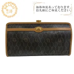 【５％OFF フォロワークーポン！！】Christian Dior クリスチャンディオール がま口 ポーチ ハニカム柄 クラッチバッグ バッグ カバン ブランド セカンドバッグ 結婚式 パーティー ブラック レディース おすすめ 人気