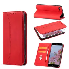 【iPhone SE2/7/8通用手帳ケース】iphone se 2ケース 手帳型 iphone8 ケース 手帳型 iphone7ケース 手帳型 おしゃれ iphone se2 ケース 手帳型 肌触り良い 肌感レザー 内蔵マグネット iphoneseケース 1