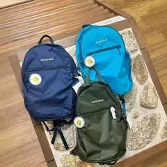 【廃盤】mont-bell リュック　ポケッタブル　ライトパック13 ターコイズ 廃盤】mont-bell リュック ポケッタブル ライトパック13 ターコイズ