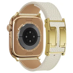 【在庫処分】101/SE 対応サイズ：38mm Series 40mm iWatch対応 41mm 上品なH型バックル付き、おしゃれで可愛い交換用ベルト 42mm  44mm レディース向け 45mm レザー腕時計バンド 49mm [Tekvon]