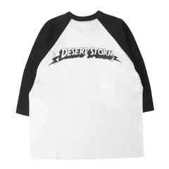 WTAPS ラグランロンT ホワイト×ブラック　S WTAPS ラグランロンT ホワイト×ブラック S