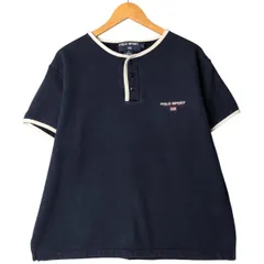 古着 90年代 ラルフローレン Ralph Lauren POLO SPORT ポロスポーツ ヘンリーネック 半袖スウェットシャツ トレーナー/eaa557058
