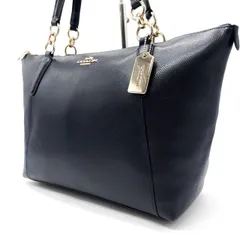 【良品】 COACH コーチ トートバッグ レザー 革 ブラック黒色 ゴールド金具 A4収納可能 ユニセックス 男女兼用 メンズ レディース