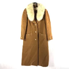 ラピーヌブランシュ LAPINE BLANCHE コート ファー付き 茶系 9サイズ 888563のサムネイル