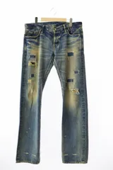 HYSTERIC GLAMOUR ダメージストレートデニム　28 小窓リメイク HYSTERIC GLAMOUR ダメージストレートデニム 28 小窓リメイク