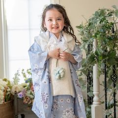 たま♡レース被布 いにしえ華車黄×桃被布】京都絵師によるオリジナル柄＆レース