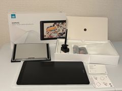 美品 付属品完品 Kamvas 16(2021)  液タブ 液晶ペンタブレット Kamvas 16(2021) 15.6インチ 充電不要ペン Windows Mac Androidに対応 10個のショートカットキー 液タブとペンタブレット両用 専用スタンド付き
