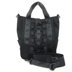 オニツカタイガー マルチユーストート トートバッグ ショルダーバッグ 2way 鞄 ブランド メンズ ブラック ONITSUKA TIGER 【中古】