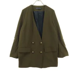 ZARA WOMAN ザラウーマン 長袖 ジャケット S グリーン レディース 古着のサムネイル
