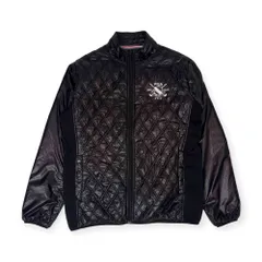  FILA GOLF フィラ ゴルフ キルティング 中綿 ナイロン ジャケット ジャンパー LL/黒 ブラック レディース