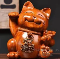 2025年最新】招き猫 木彫りの人気アイテム - メルカリ