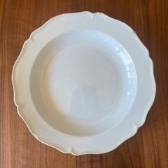 ☆ジアン☆ フランス 花リムプレート サイズ23cm ホワイト - メルカリ