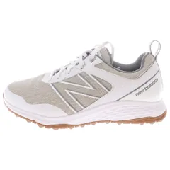 New Balance (ニューバランス) NBG4006WT FRESH FOAM CONTEND 4E X-WIDE スパイクレス メッシュ ローカットスニーカー シルバー/ホワイト US8/26cm
