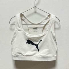 PUMA プーマ トレーニングアンダーウェア スポーツブラ ホワイト