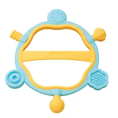 【人気商品】) 歯固め 清潔 丈夫 / 音なし 水洗い可能 ( 握りやすい ( / 柔らかい やわらかリングかみかみ ) 赤ちゃん トイローヤル ベビー