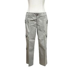 中古 バーバリーブルーレーベル BURBERRY BLUELABEL カーゴパンツ クリーニング済み ベージュ レディース サイズ38