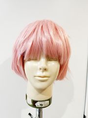 メーカー不明　カット済みショート　ピンク　コスプレ　仮装　ウィッグ