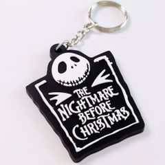 재입고! 무료 배송! 고무 열쇠 고리 [ The Nightmare Before Christmas (나이트 메어 비포어 크리스마스)] Jack Skellington (잭 스켈링턴) 〚 아메리칸 잡화 아메토이 〛