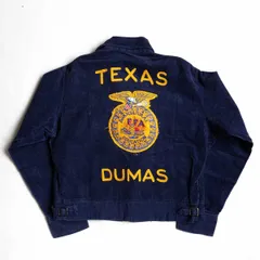 FFAジャケット コーデュロイ usa TXAS テキサス州 サイズ40 USA FFAジャケット コーデュロイ usa TXAS テキサス州 サイズ40 USA
