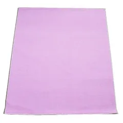 新品　デスクカーペット チェアマット 無地 カットタイプ ピンク　110ｘ130cm 合繊