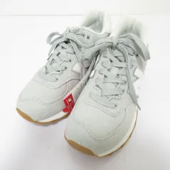 未使用 new balance ニューバランス WL574SKD ローカット スニーカー ランニングシューズ 24cm B ライトグレー レディース 古着 中古 USED