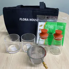 【新品】ランチバック・計量カップ・ドレッシングボトル・茶こし・お茶パックノベルティー詰め合わせセットのサムネイル