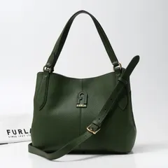 ■美品■Furla フルラ ハンドバッグ ダフネ ホーボー S 本革 レザー ショルダーバッグ 2way 鞄 ブランド古着【中古】20250404/RA3604