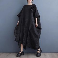 モード系 ワンピース レディース さりげなく体型カバー ゆったりとしたサイズ感が人気 今っぽ雰囲気 ラフでお洒落な大人スタイル シンプルなデザイン