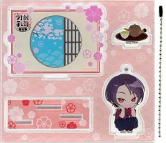 【中古】キーホルダー 加州清光 背景付きスタンドアクリルキーホルダー 「特 刀剣乱舞-花丸- ～雪月華～」